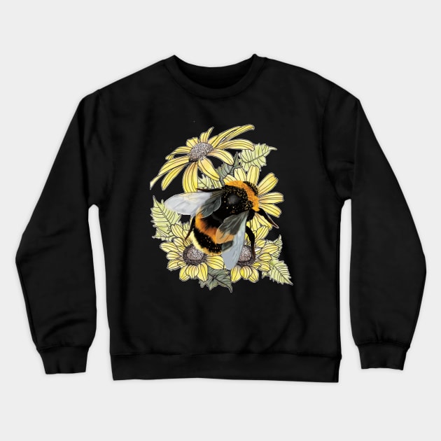 Lovely Bee Crewneck Sweatshirt by Diannas